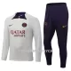 Paris Saint-Germain Träningsträningsoverall Quarter-Zip 2023/24 Vit