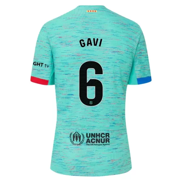 FC Barcelona Gavi 6 Fotbollströja Tredje 2023/24