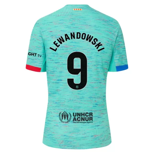 FC Barcelona Lewandowski 9 Fotbollströja Barn Tredje 2023/24