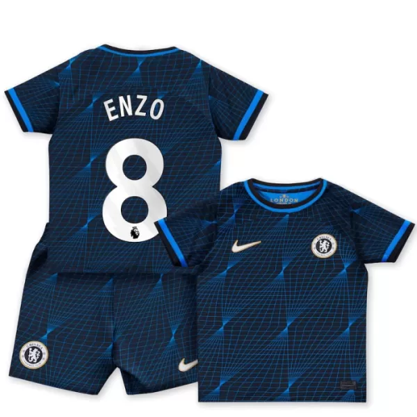 Chelsea Enzo 8 Fotbollströja Barn Borta 2023/24