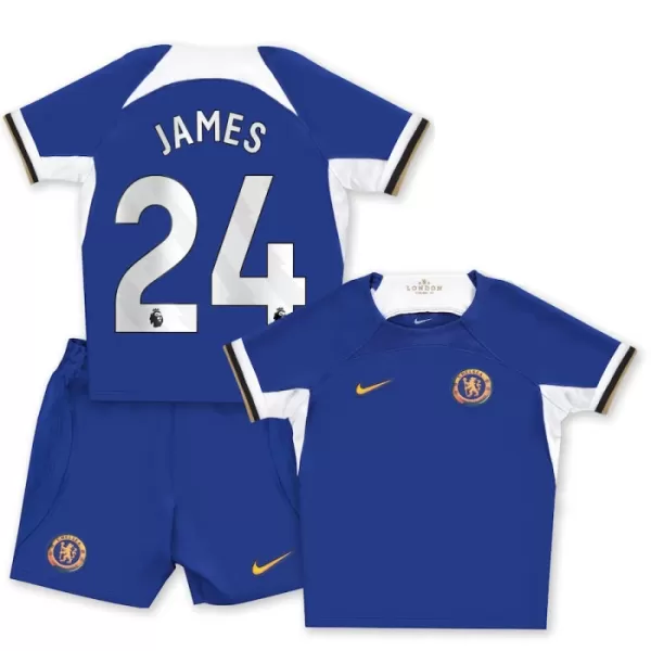 Chelsea James 24 Fotbollströja Barn Hemma 2023/24