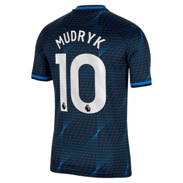 Chelsea Mudryk 10 Fotbollströja Borta 2023/24