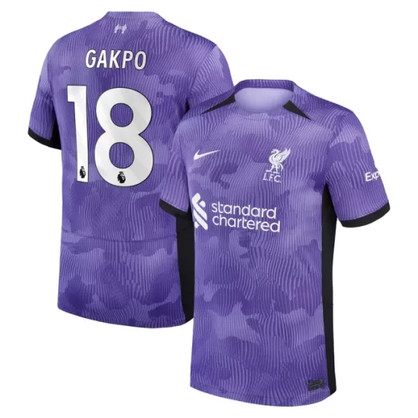 Liverpool Gakpo 18 Fotbollströja Tredje 2023/24