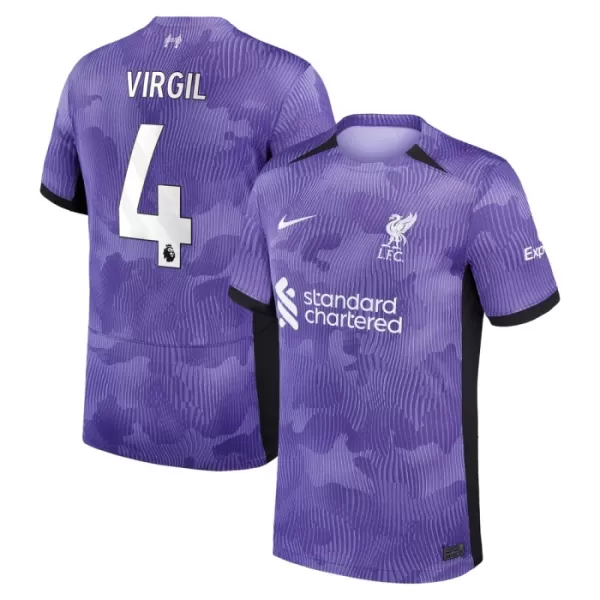 Liverpool Virgil 4 Fotbollströja Tredje 2023/24