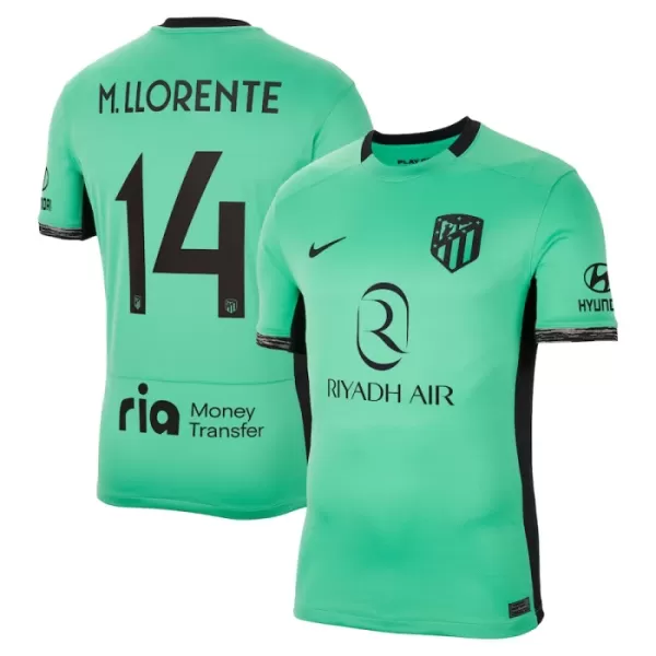 Atlético Madrid M. Llorente 14 Fotbollströja Tredje 2023/24