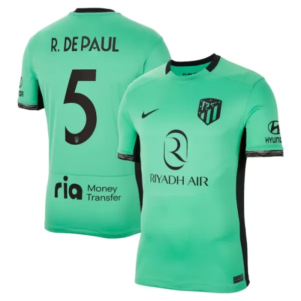 Atlético Madrid R. De Paul 5 Fotbollströja Tredje 2023/24