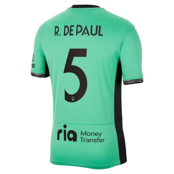 Atlético Madrid R. De Paul 5 Fotbollströja Tredje 2023/24