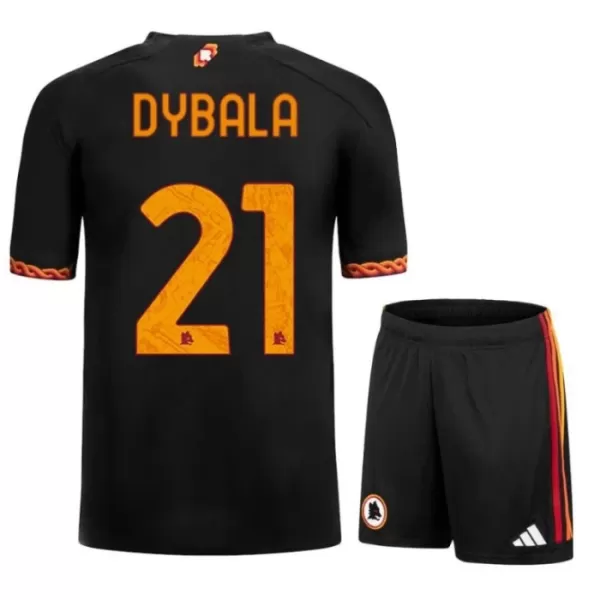 AS Roma Dybala 21 Fotbollströja Barn Tredje 2023/24