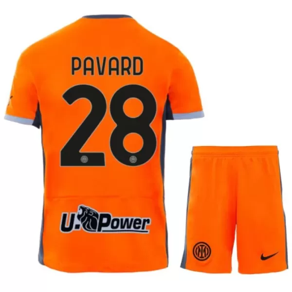 Inter Milan Pavard 28 Fotbollströja Barn Tredje 2023/24