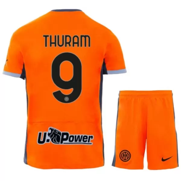 Inter Milan Thuram 9 Fotbollströja Barn Tredje 2023/24