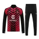 AC Milan Träningströja Quarter-Zip 2023/24 Röd svart