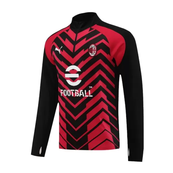 AC Milan Träningströja Quarter-Zip 2023/24 Röd svart