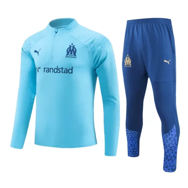 Olympique Marseille Träningströja Quarter-Zip 2023/24 Blå