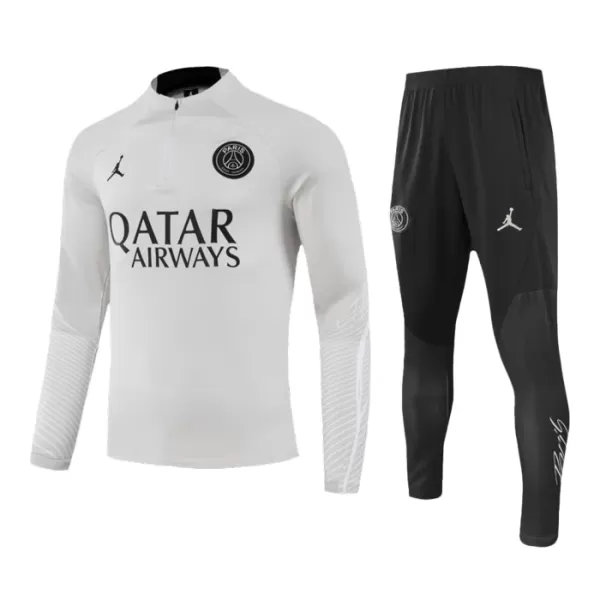 Paris Saint-Germain Träningströja Quarter-Zip 2023/24 Grå