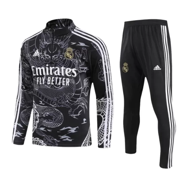 Real Madrid Träningströja Quarter-Zip 2023/24 Svart