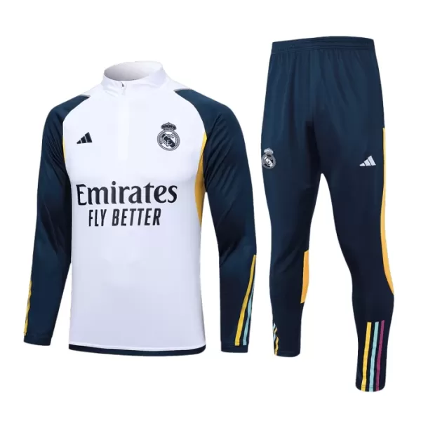 Real Madrid Träningströja Quarter-Zip 2023/24 Vit