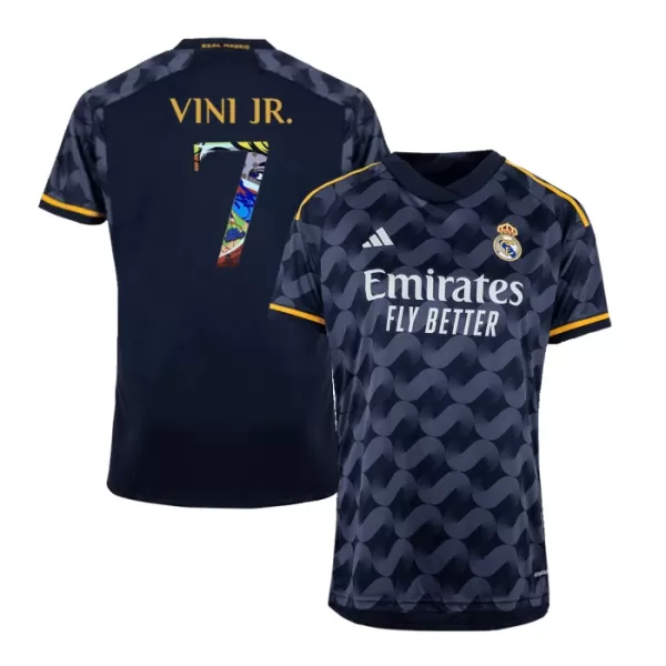 Real Madrid Vini JR 7 Fotbollströja Borta 2023/24