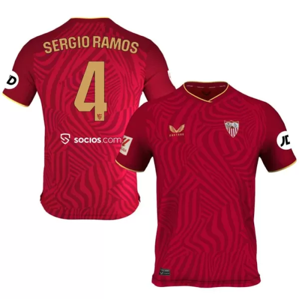 Sevilla FC Sergio Ramos 4 Fotbollströja Borta 2023/24