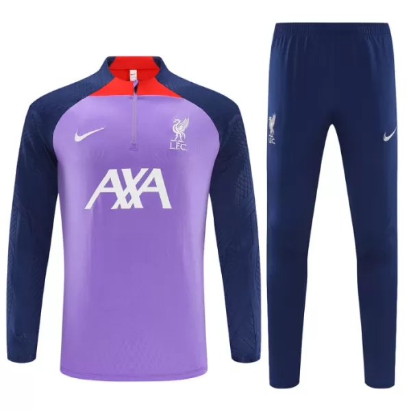 Liverpool Träningströjasats Quarter-Zip Barn 2023/24 Lila