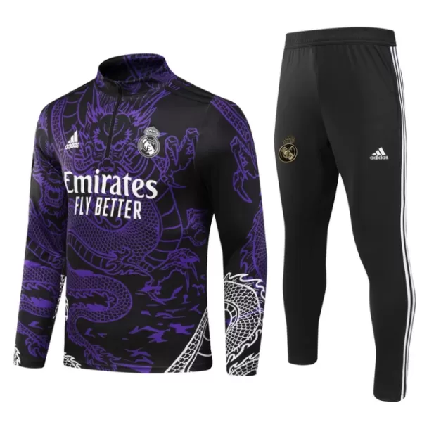 Real Madrid Träningströjasats Quarter-Zip 2023/24 Dragon Lila