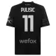 AC Milan Christian Pulisic 11 Fotbollströja Fjärde 2023/24 Svart