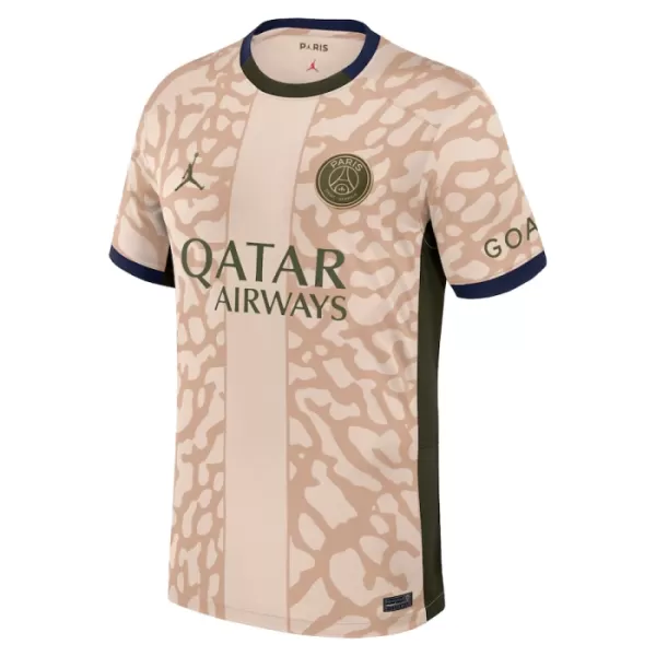 Paris Saint-Germain Bradley Barcola 29 Fotbollströja Fjärde Jordan 2023/24