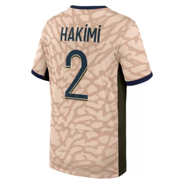 Paris Saint-Germain Hakimi 2 Fotbollströja Barn Fjärde Jordan 2023/24