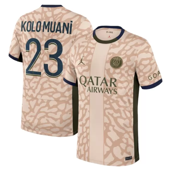 Paris Saint-Germain Kolo Muani 23 Fotbollströja Fjärde Jordan 2023/24