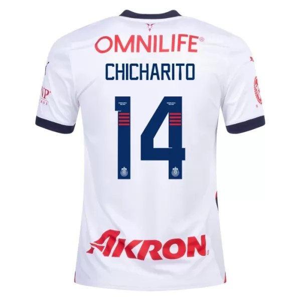 CD Guadalajara Chicharito 14 Fotbollströja Borta 2023/24