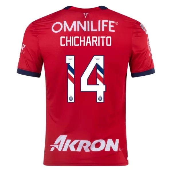 CD Guadalajara Chicharito 14 Fotbollströja Hemma 2023/24