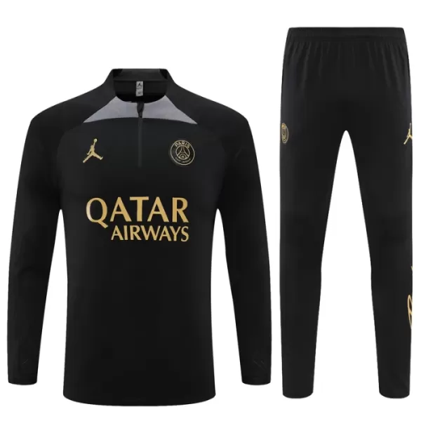 Paris Saint-Germain Träningströjasats Quarter-Zip 2023/24 Svart