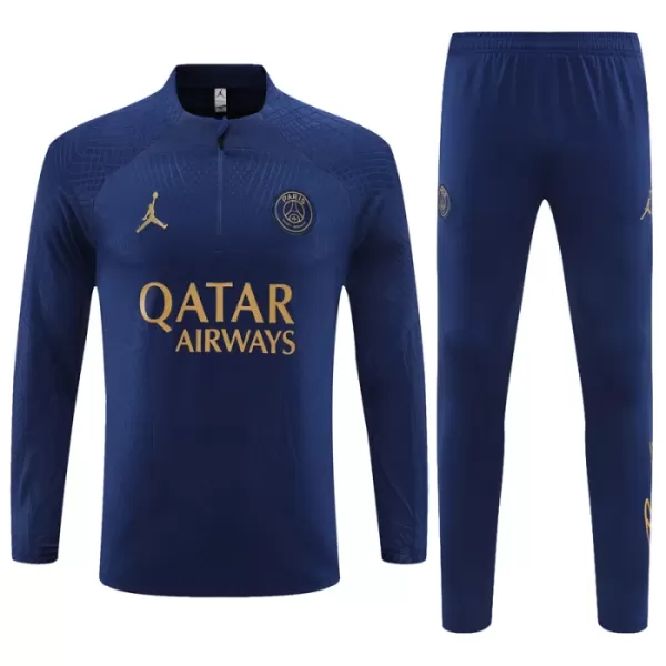 Paris Saint-Germain Träningströjasats Quarter-Zip Barn 2023/24 Navy