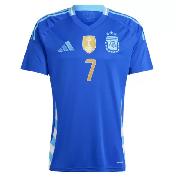 Argentina De Paul 7 Fotbollströja Borta 2024