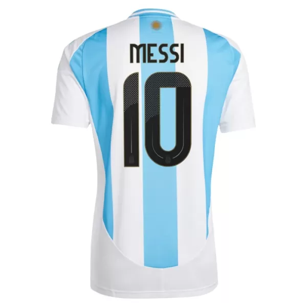 Argentina Messi 10 Fotbollströja Barn Hemma 2024