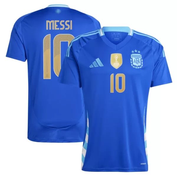 Argentina Messi 10 Fotbollströja Borta 2024