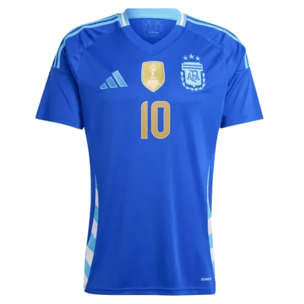 Argentina Messi 10 Fotbollströja Borta 2024