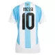 Argentina Messi 10 Fotbollströja Dam Hemma 2024