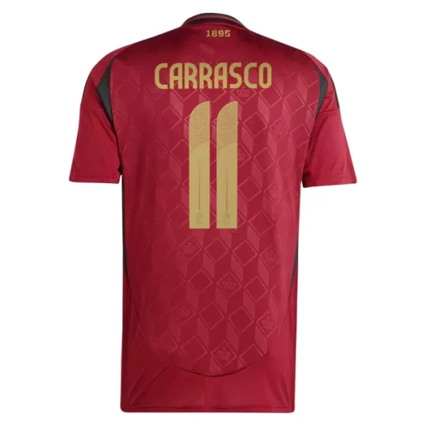 Belgien Carrasco 11 Fotbollströja Hemma EM 2024