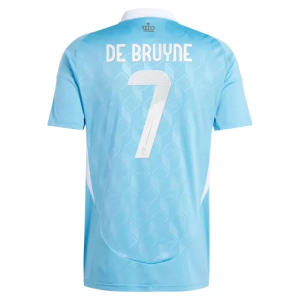 Belgien De Bruyne 7 Fotbollströja Borta EM 2024