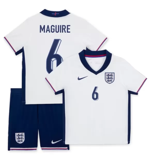 England Maguire 6 Fotbollströja Barn Hemma EM 2024