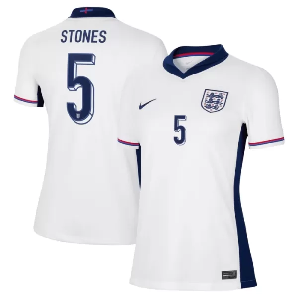 England Stones 5 Fotbollströja Dam Hemma EM 2024