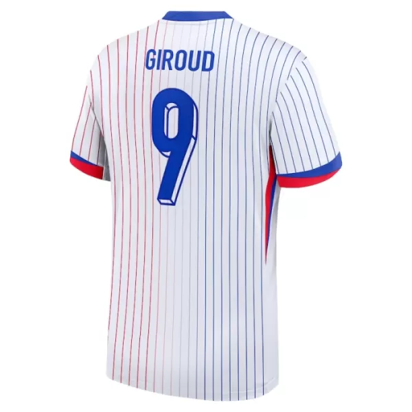 Frankrike Giroud 9 Fotbollströja Borta EM 2024