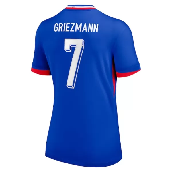 Frankrike Griezmann 7 Fotbollströja Dam Hemma EM 2024