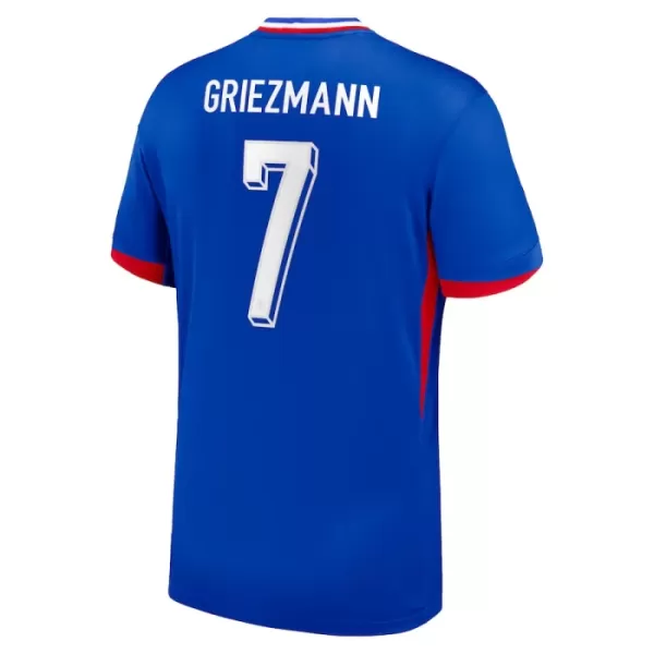 Frankrike Griezmann 7 Fotbollströja Hemma EM 2024