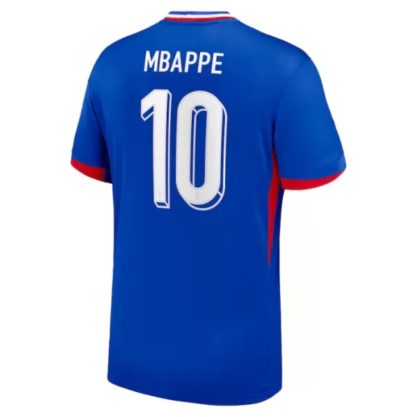 Frankrike Mbappé 10 Fotbollströja Hemma EM 2024