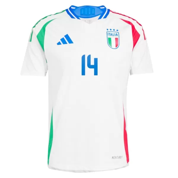 Italien Chiesa 14 Fotbollströja Borta EM 2024