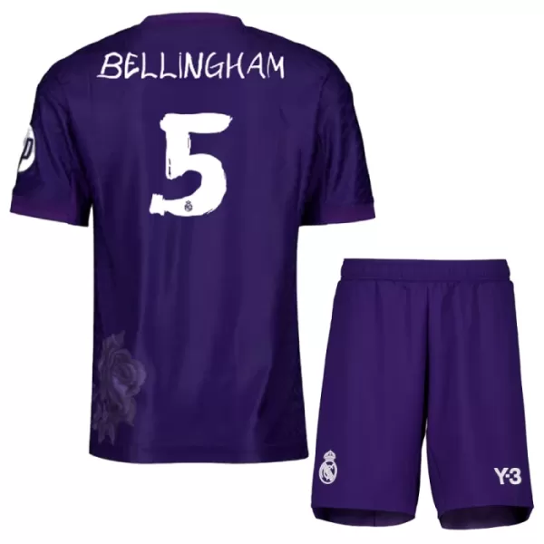 Real Madrid Bellingham 5 Fotbollströja Barn Fjärde 2023/24