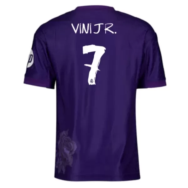 Real Madrid Vini JR 7 Fotbollströja Barn Fjärde 2023/24