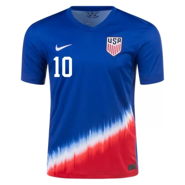 USA Pulisic 10 Fotbollströja Borta 2024