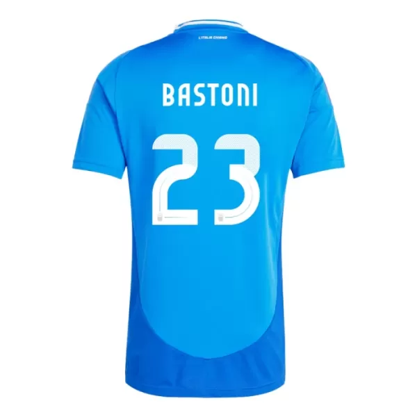 Italien Alessandro Bastoni 23 Fotbollströja Hemma EM 2024